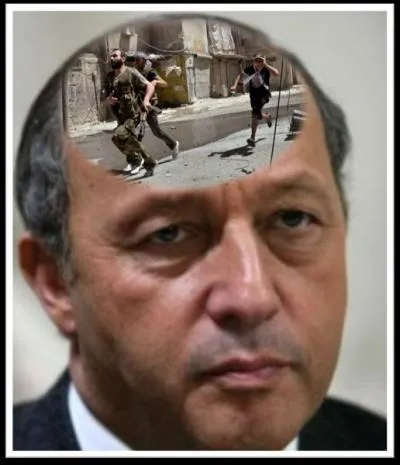 Le champion de la couardise, il appelle à "lever l'embargo sur les armes aux rebelles"; or, les rebelles syriens ont clairement menacé la France :