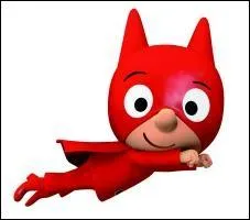 Un enfant super-héros.