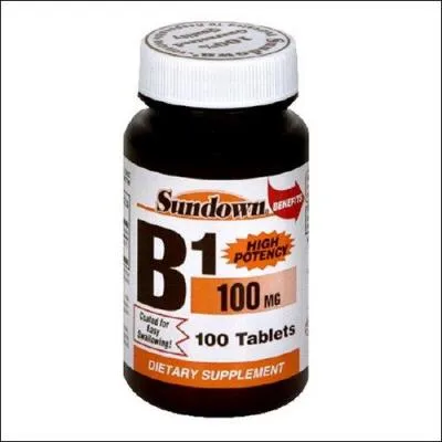 Carence en vitamine B1.