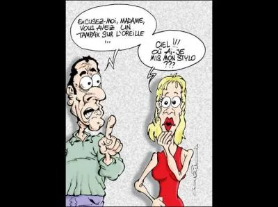 Si à l'hôpital tu vois une infirmière avec un thermomètre sur l'oreille, dis-toi que quelque part ...