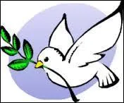 Que symbolise cette colombe ?