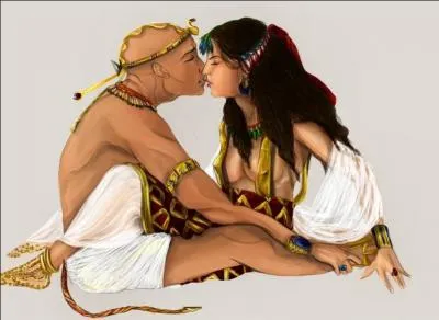 Dans la chambre funéraire de Néfertari, on retrouve ce poème écrit par Ramsès II : "Mon amour est unique, personne ne peut le rivaliser, parce qu'elle est :