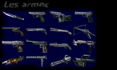 Laquelle de ces armes est trouvable dans le jeu alors qu'elle n'était pas présente dans le premier opus ?