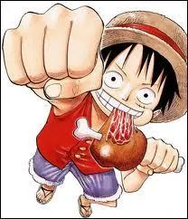Luffy aime beaucoup manger :
