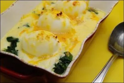 La réalisation de ce plat est facile, il suffit de rajouter un jaune d'oeuf et du rapé dans votre béchamel, quel est ce mets ?