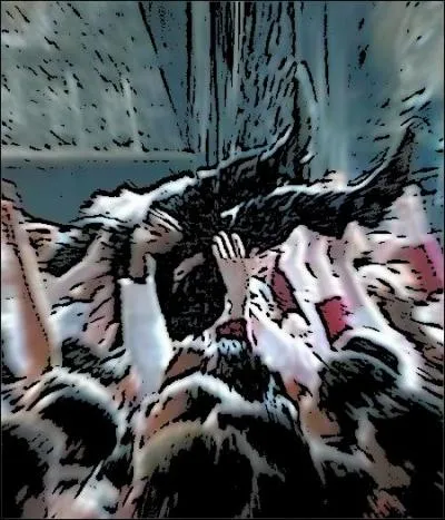 - Laisse un peu Hagrid tranquille, m**de. Tu sais, mon pote, le meilleur prof, c'est Flitwick. Tu sais pourquoi ? 

- Je sais pas... Sa flûte à un trou est plus grande que lui ? C'est le directeur des choristes, non ?

- Mais non, Ron, je parlais de ça... Là, regarde bien la foule... Tu vois pas la rock star ? Tu vois pas Filius qui fait :