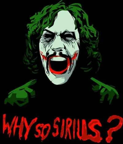 - Ha ha ha ha ha, hahaha ! Ho ! Hé ! Haha ! Ho ! Hé ! Et moi qui me croyais le Roi des Mauvaises Blagues...

- Arrête ton char ! T'es pas Heath Ledger. T'es roux, et le Joker, il a des cheveux verts.

- Pourquoi cet air si sérieux ? 

- Par contre, t'es un vrai clown, là je suis d'accord.

- Et il lance des riflards ! Hein, Ron ?