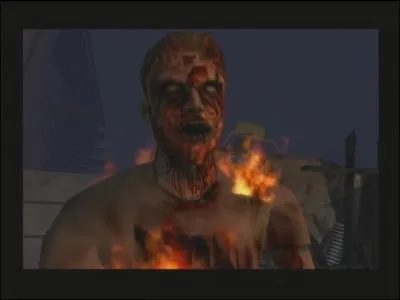 Où se trouvait exactement le premier Zombie que Claire rencontre ?