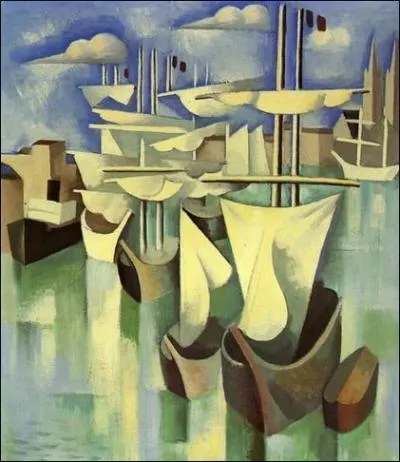 Qui a peint "Bateaux au port" ?