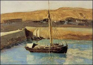 Qui a peint "Honfleur, bateau de pêche" ?