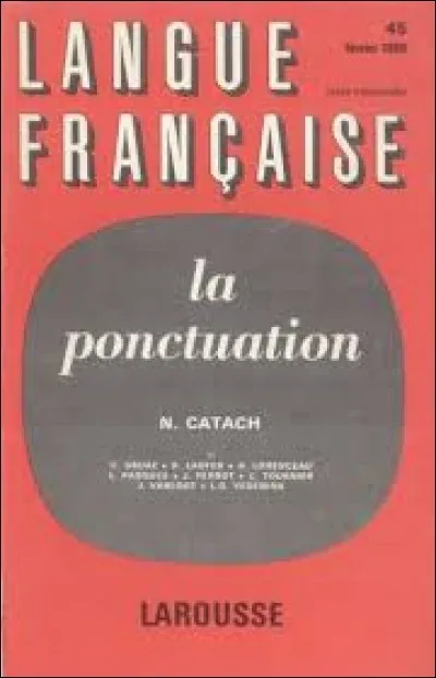 La ponctuation est respectée...