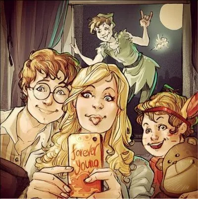 Après un long voyage au pays imaginaire rempli d'aventures et de rencontres, nos héros ont décidé de se prendre en photo une dernière fois. Qui sont-ils ?