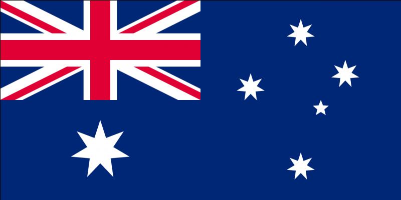 Voici le drapeau australien.
