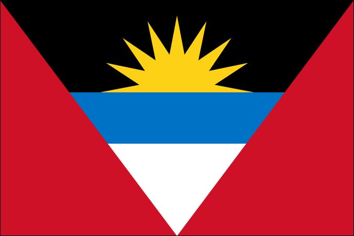 Ce drapeau appartient au pays d' [ ... ] et Barbuda.