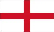 Voici le drapeau de l'Angleterre.