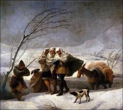 Qui a peint "La tempête de neige" ?