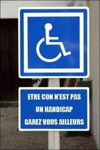 A quel handicap est soumise une personne paraplégique ?