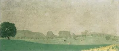 Qui a peint "Brouillard le matin à Romanel" ?