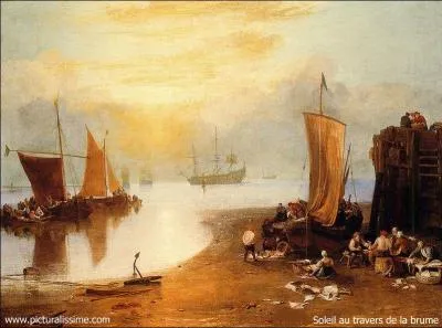 Qui a peint "Soleil et brume" ?