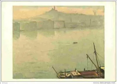 Qui a peint "Port de Marseille dans la brume" ?
