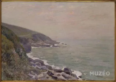 Qui a peint "Côte du Pays de Galle dans la brume" ?