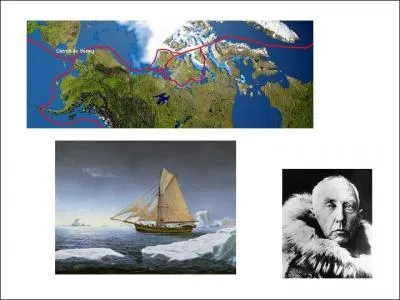 Pendant près de 300 ans les explorateurs vont chercher à relier l’Atlantique Nord au Pacifique en passant le grand Nord Canadien.
Amundsen est le premier qui réussit, en 1906, à franchir le … .