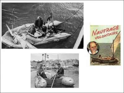 Chercheur au musée océanographique de Monaco … voulait prouver qu’un naufragé pouvait survivre avec pour seules ressources celles de la mer. En 1952 il partit des îles Canaries à bord d’un canot pneumatique l’ Hérétique .