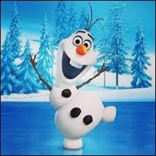 Un bonhomme de neige qui rêve de voir l'été ! On peut dire qu'il est complètement...