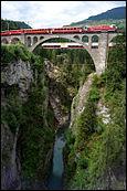 Le Viaduc de Solis en maçonnerie de 164 m de long et de 85 m de haut, enjambe l'Albula depuis 1902, il a été classé au patrimoine mondial en 2008, Où est-il situé ?