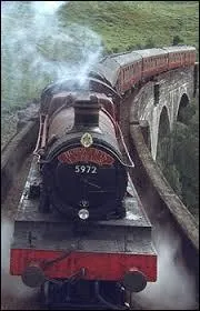 Voici le joli teuf teuf dénommé Poudlard Express. Quelles assertions sont vraies quant à ce moyen de transport ?