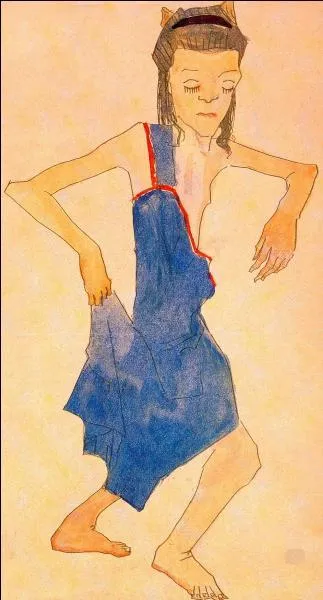 Qui a peint "Danseuse en robe bleue" ?