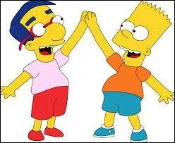Le meilleur ami de Bart s'appel Milhouse, il porte des lunettes rouge. Combien de faute(s) voyez-vous ?