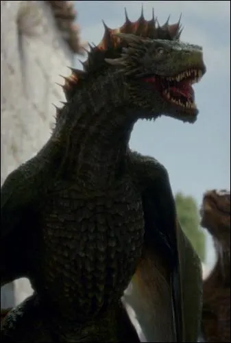 Dragon de Daenerys aux écailles vertes et bronze, il s'agit de  :