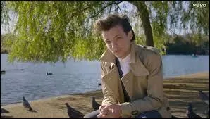 De quelle couleur est le manteau que porte Louis ?