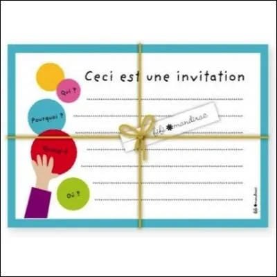 Vers quels hôtes vous dirigez-vous si vous empruntez ce canal portant un nom de carton d'invitation ?