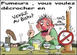 Tout comme dans de nombreux établissements publics, il est interdit de fumer dans les bars, depuis qu'une la loi est entrée en vigueur le :