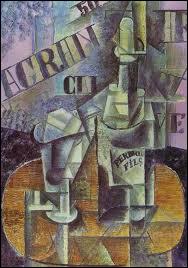 Cette chromolithographie de 1912, "La Bouteille de Pernod", est-elle de Picasso ?