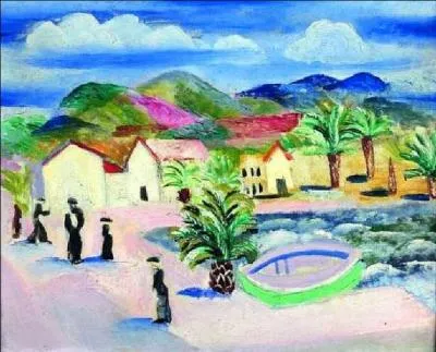 Qui a peint le port de cette ville où il a beaucoup vécu ?