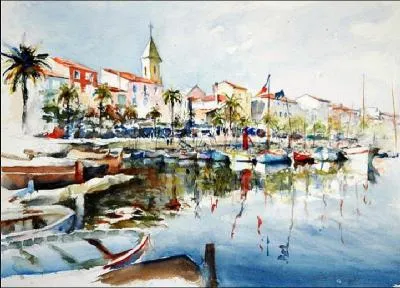 Qui a peint cette jolie petite ville varoise ?