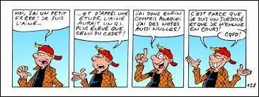 D'après cette BD, qui est le plus intelligent ?