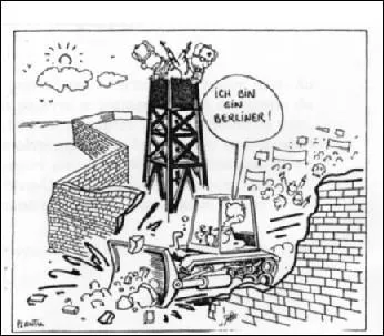 Henri de Bresson dit ceci, dans le journal Le Monde, en novembre 1989 :  Des milliers de Berlinois et d'Allemands de l'Est ont franchi, aux premires heures du vendredi 10 novembre, les divers points de passage entre les deux parties de la ville... .
Quel est l'vnement dont il fait la relation ?