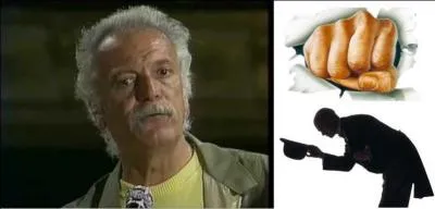 Avec lui, vous pouvez parler de n'importe quoi mais pas d'amour.
Si vous le faites, vous pourriez recevoir son poing dans la gueule ! 
En plus, on peut dire qu'il a une dent contre Cupidon ! 
On trouvera toujours une phrase de politesse assez saugrenue.
Quelle est cette chanson ?