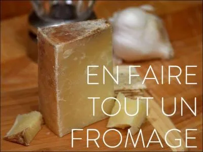 "Elle en fait toujours tout un fromage", ça veut dire :
