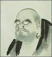 - Le riz n'est-il pas tamisé ? demanda le maître. 
- Il l'est, mais je ne suis pas au bout de mes forces.
Le maître alors frappa trois fois le mortier de son bâton. 
Qui était ce maître ? (le disciple répondit en secouant trois fois son tamis)