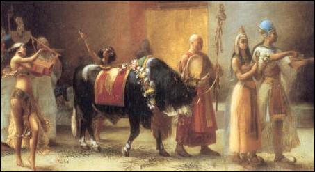 Comment se nomme le dieu-taureau en Égypte ancienne ?
