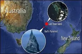 Qu'est-ce que la "Pyramide de Ball" située au milieu de la mer de Tasmanie ?