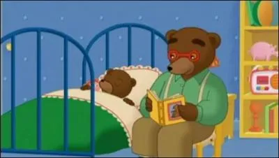 Que tient le papa de Petit Ours brun ?
