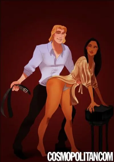 Pauvre Pocahontas. Elle s'apprête à se faire battre à la ceinture par celui qu'elle a aimé, un blondinet du nom de John...