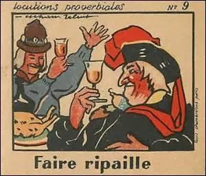 Si à midi, j'ai de la poiscaille pour faire ripaille, que puis-je m'envoyer dans la tripaille ?