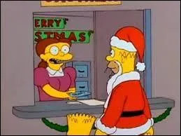 Homer se déguise en Père Noël pour gagner un peu plus d'argent pour acheter des cadeaux, mais il ne gagne que treize dollars. Dans quel épisode pouvez-vous voir cette scène ?